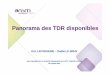 Panorama des TDR disponibles - SFLS 2018 · RAPPEL DE LA REGLEMENTATION (1) ... (LABM, biologie délocalisée) Agence nationale de sécurité du médicament et des produits de santé
