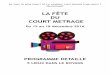 LA FÊTE DU COURT METRAGE - lahalle …lahalle-pontenroyans.org/.../FDCM_202016_20Programme_20complet.pdf · Réalisateur : Antoine Giorgini 2016 / 19mn / France - Belgique Fiction