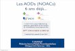 Les AODs (NOACs) 6 ans déjà - sites.uclouvain.be · Les AODs (NOACs) 6 ans déjà... P. HAINAUT Médecine Interne Maladie Thromboembolique Cliniques Univ. Saint Luc - UCL vendredi