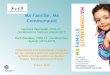 Ma Famille, Ma Communauté - cerp.gouv.qc.ca · Plan de la présentation Les fondements du modèle Ma famille ma communauté (MFMC) Les 4 stratégies du modèle : 1. Développement