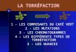[PPT]LA TORRÉFACTION · Web viewLA TORRÉFACTION 1 - LES COMPOSANTS DU CAFÉ VERT 2 - LES MUTATIONS 3 - LES CHROMATOGRAMMES 4 - LES DIFFÉRENTS TYPES DE TORRÉFACTION 5 - LES NUANCES