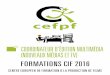 FORMATIONS CIF 2016 - cefpf.com · contenus. La chaine numérique de l’audiovisuel 2.0 Différents acteurs, différentes contraintes (opérateur, diffuseur, agrégateur, store,…)