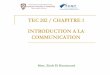 TEC 202 / CHAPITRE 1 INTRODUCTION A LA COMMUNICATIONpiimt.us/piimt/module/demande/fichier/attachement_1344.pdf · Introduction Définition de la communication : les 5 C de la communication,