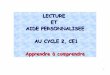 LECTURE ET AIDE PERSONNALISEE AU CYCLE 2, circo89- .* Les substituts lexicaux (synonyme, p©riphrase,