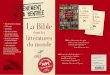 La Bible - Accueil | Lettres Sorbonne Universitélettres.sorbonne-universite.fr/IMG/pdf/booklet_La_Bible_dans_la... · J’ai donc souhaité mettre en œuvre une somme qui tenterait