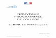 Conducteur Nouveaux programmes de collègephysique.ac-orleans-tours.fr/fileadmin/user_upload/physique/in... · L’enseignement de sciences et technologie en sixième 2.1. Un nouveau