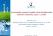 SITUATION ET PERSPECTIVES DE …tunesien.ahk.de/fileadmin/ahk_tunesien/02_DE_International/Energie... · Production Electrique en Tunisie . Nouveaux défis à soulever . 23 . Intégration