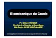 Biomécanique du Coude - ClubOrtho.fr · Biomécanique du Coude Pr. Gilbert VERSIER Service de chirurgie orthopédique HIA Begin 94160 SAINT-MANDE L’iconographie est notamment issue