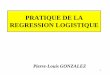 PRATIQUE DE LA REGRESSION LOGISTIQUE - …maths.cnam.fr/IMG/pdf/Pratique_de_la_regression_logistique_2015... · 2 Représentation d’une variable explicative • Dans le cas d’une
