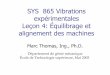 SYS 865 Vibrations expérimentales Leçon 4: …a.moirier.free.fr/Vibrations/Balourd/Equilibrage et...Les amplitudes de vibration en directions horizontales devraient être plus grandes