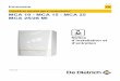 Chaudières murales gaz à condensation MCA 25/28 MI …download.dedietrich-thermique.fr/centrepro/MCA.pdf · robinet principal d’arrivée de gaz. 4 Après des travaux d’entretien