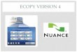 eCopy Version 4 - tpeland.files.wordpress.com · Support PDF/A Format fichier en sortie Word et Excel OCR OmniPage 16 eCopy ShareScan, installation . ... GENAPI Application notariale