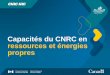Capacités du CNRC en ressources et énergies propres · Baisse des émissions de gaz à effet de serre par les technologies de rénovation des bâtiments commerciaux et institutionnels