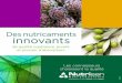 Des nutricaments innovants - nutrisan.com · quantité de principes actifs présente dans une plante. La ... du transport des acides gras dans le corps et est physiologiquement active