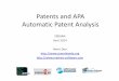Patents and APA Automatic Patent Analysiss244543015.onlinehome.fr/ciworldwide/wp-content/uploads/2014/04/... · pour faciliter le classement des brevets dans de b=grandes rubriques,
