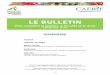 LE BULLETIN - caerif.comcaerif.com/BULLETIN_FISCAL_Janvier_2015.pdf · 02/03/2015 Entreprises dont l’exercice est clos le 30 novembre 2014 ... 12/03/2015 Entreprises soumises à