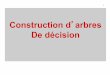 Construction d arbres De décisiondac.lip6.fr/master/wp-content/uploads/2014/10/Arbres_decision.pdf · 4 Arbre de décision: définition • Les arbres de décision sont des classifieurs