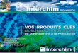 BioSciences innovations, - interchim.fr · La méthode de référence en R&D pour le dosage colorimétrique des protéines l Colorimétrie: lecture à 562nm (540-590) l Compatibilité