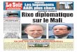 I N S I A E ALGÉRIE-FRANCE Rixe diplomatique · arabe où le petit Qatar écrase notre diplomatie ... organisation terroriste Ansar Dine, ... Manuel Valls, à Alger