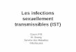 Les infections sexuellement transmissibles (IST) - IFSI .Physiopathologie des IST â€¢ 4 syndromes