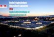 Ecole Polytechnique Fédérale de Lausanne EPFL … · TOEFL avec 72 – 94 pts (test sur Internet) ... dès le 1er semestre en prenant soin d’en informer le secrétariat Master