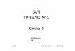 SVT TP ExAO N°1 Cycle 4 5èmes - groupebalzac.com · TP ExAO N°1 Cycle 4 5èmes ... teneur en dioxygène dissous dans l'eau froide via l'interface graphique LATIS-BIO de chez PIERRON