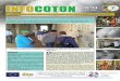InfoCoton N 24 - coton-acp.org · Bulletin mensuel d’information du Point Focal Régional Cos-Coton UEMOA, Afrique de l’Ouest N°24 Fév 2014 D ans le cadre de la mise en œuvre