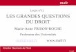 Leçon n°12 LES GRANDES QUESTIONS DU DROIT - …mafr.fr/media/attachments/2013/12/2/2ens_201413_15955_mafr_12.pdf · o Définition des Cours constitutionnelles comme garantes des