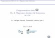 Programmation dans Ch. 2. Régression Linéaire & …risques-environnement.universite-lyon.fr/IMG/pdf/r_ch2_regr_2017... · I une phrase à retenir « A coeﬃcient will be within