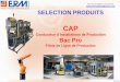 CAP - ERM Automatismes Industriels · M4: Conduire en mode normal et Arrêter l’installation ... Logiciels de GPAO/GMAO (Gestion de Production/Maintenance Assisté par Ordinateur)
