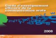 Guide dÕenseignement efÞcace de la communication oraleedu.csdufer.qc.ca/cp/IMG/pdf/Sept30fGuide.pdf · 2011-01-26 · Dossier d’évaluation en matière de communication orale