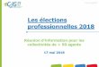 Les ©lections professionnelles 2018 - cdg29. professionnelles §a sert   quoi ? Introduction