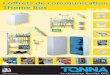 Coffrets de communication THome Box - tonna.com · La norme NFC 15-100 impose dans tous les logements neufs au moins 2 prises de communication type RJ45 dont 1 dans chaque pièce