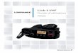 Guide d'utilisation - ww2.lowrance.com€¦ · 2-6 Simulateur de GPS ... • Sélection de puissance de transmission Haute ... Vous pouvez vérifier la version du logiciel de la radio