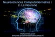Neurosciences Computationnelles : 2. Le Neuronemgraupe/files/2_Neurone.pdf · Les neurones forment des réseaux Le cerveau : Un réseau de 1011 neurones connectés par 1015 synapses