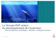 Le Groupe EDF acteur du développement de l’hydrolien · Exemple de résultats à Bréhat (vitesse, direction) 14 24 avril 2006 1 2 Extrait carte SHOM 7153L (1 : 50 000) – Mise