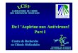 De l ’Aspirine aux Antiviraux! Part I Chimie au Quotidien.pdf · Bon broncodilatateur sans action sur la pression sanguine, ... L’amphétamine a été pour la première fois synthétisée
