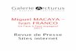Miguel MACAYA Ivan FRANCO - Accueil | Galerie … · 'Polaroid', un trabajo infinitamente delicado de pintura al óleo sobre un lienzo minúsculo de 10 x 10 cm. con el preciosismo