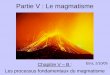 Partie V : Le magmatisme - bcpst-svt-parc.frbcpst-svt-parc.fr/wordpress/wp-content/uploads/2014/01/Chap-II... · Document 2 : Diagramme de phases de SiO 2. Différentes phases minérales