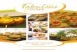 Gourmet Canapé - Fabulous Finger Food · Gourmet Finger Food Menus DESSERTS (per item per guest) $3.30 per guest When only the best will suffice! Fabulous Catering offers a range