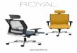 ROYAL - · PDF filede 5 positions qui permet un mouvement synchronisé de l’assise et du dossier, système anti-retour ... Presionar simultáneamente los 2 botones laterales y regular