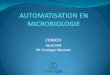 AUTOMATISATION EN MICROBIOLOGIE - Les Jeudis de .Evolution de la microbiologie clinique 1990 Incubateurs