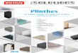 Plinthes · Les solutions plinthes. - Avril 2016 3 SOLUTIONS PLINTHES Plinthes PVC semi-rigides Fixation des plinthes - 11 coloris unis - 2 coloris métallisés *