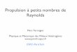 Propulsion   petits nombres de Reynolds - .Propulsion   petits nombres de Reynolds Marc Fermigier!!