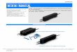 OMRON - Documentation : Amplificateur de fibre optique à 2 ... · E3X-MDA 3 Le produit le plus mince de l'industrie – 5 mm par canal. Contrôle de l'alignement et du montage des