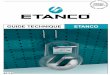 GUIDE TECHNIQUE ETANCO - distribution-etanco.frdistribution-etanco.fr/wp-content/uploads/2013/10/etanco-guide... · ZACROVIS 5 SR / 2C Vis autoperceuse tête ZAMAC (zinc/alu) 6 pans
