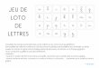 LETTRES v w x y z - jt44.free.frjt44.free.fr/jkl/loto-lettres-cursives.pdf · Consolider les numéros et les planches, en les collant sur du carton et en les plastifiant. Il est possible
