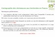 Cartographie des résistances aux herbicides en France · Cartographie des résistances aux herbicides en France Remarques préliminaires. 1. Les espèces décrites sont uniquement