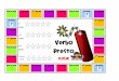 Verbo Presto - La classe de Mallory · VERBO PRESTO Nb de joueurs : 4 ou 5 But du jeu : obtenir 5 étoiles dans chacun des temps travaillés Règle du jeu: les joueurs déplacent