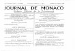 CENT TROISIÈME ANNÉE .-- No 3,368 Le Numéro : JOURNAL ... · CENT TROISIÈME ANNÉE .-- No 3,368 Le Numéro : 0,40 N. F. — 40 fr. LUNDI 22 AOUT 1960 JOURNAL DE MONACO Bulletin